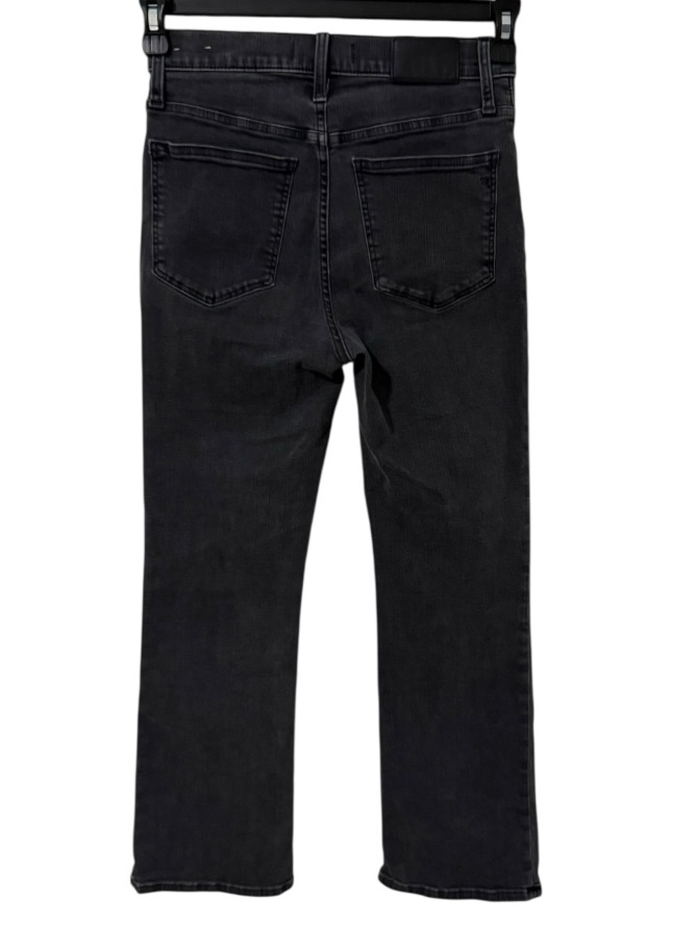 Madewell Cali Demi Boot Jean Women’s 26 Black High Rise Button Fly Stretch Denim - Picture 7 of 8
